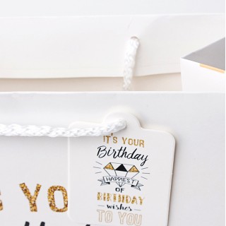 Подарочный пакет Halluci «Happy Birthday Candle» M