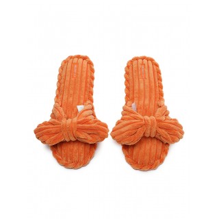 Тапочки «Вельвет» оранжевые